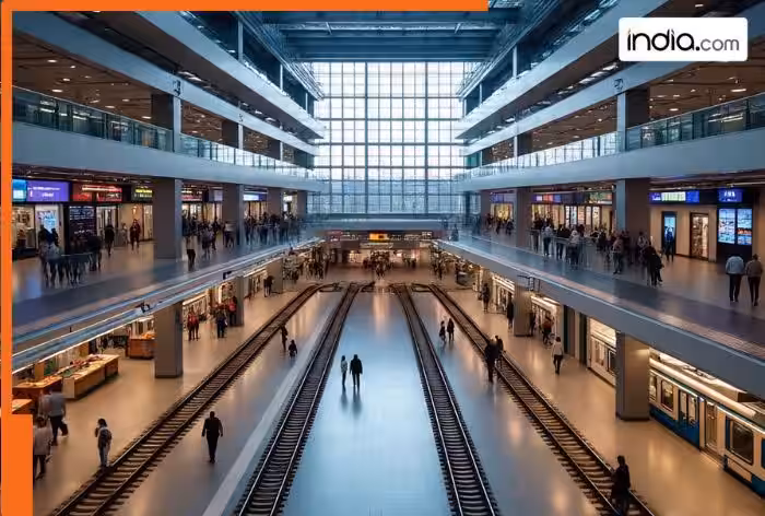 India’s first railway station with 16 floors is built as multi-modal transport hub, set to be a key stop on Mumbai–Ahmedabad Bullet Train route, located in Ahmedabad station